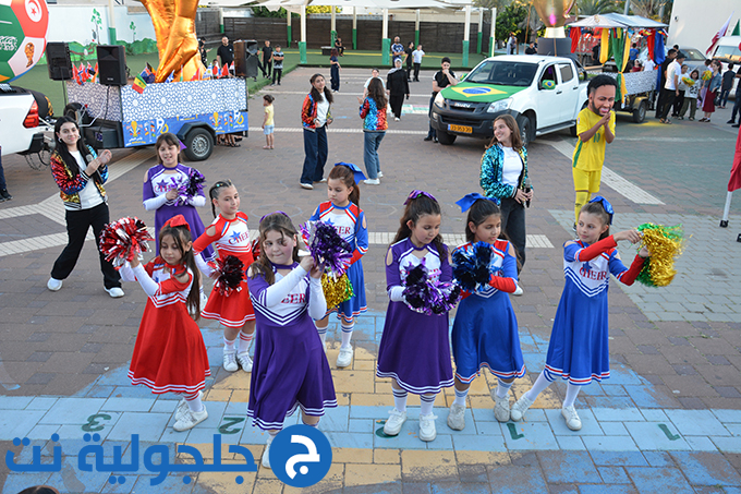 موكب كأس العالم المتجول في جلجولية برعاية جمعية غيث